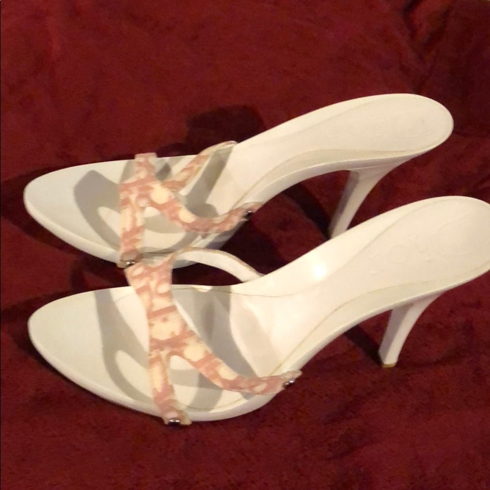 Designer high heel slide by Christian Dior